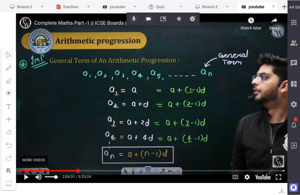 play youtube in live classroom